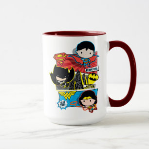 Chibi Heroes bereit zum Handeln! Tasse