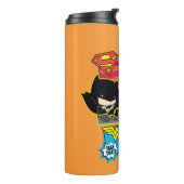 Chibi Heroes bereit zum Handeln! Thermosbecher (Nach links gedreht)