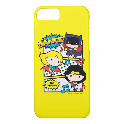 Chibi Heroes Tancing Case-Mate iPhone Hülle (Rückseite)