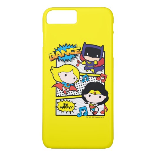 Chibi Heroes Tancing Case-Mate iPhone Hülle (Rückseite)