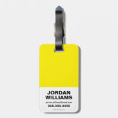 Chibi Heroes Tancing Gepäckanhänger (Rückseite vertikal)