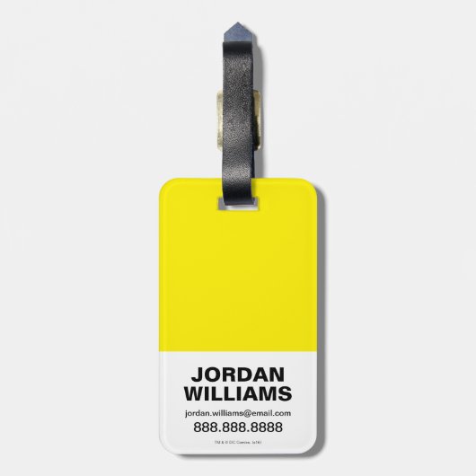 Chibi Heroes Tancing Gepäckanhänger (Rückseite vertikal)