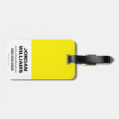 Chibi Heroes Tancing Gepäckanhänger (Rückseite horizontal)