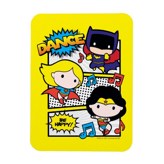 Chibi Heroes Tancing Magnet (Vertikal)