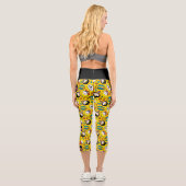 Chibi Heroine Dance Pattern Capri Leggings (Rückseite)