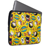 Chibi Heroine Dance Pattern Laptopschutzhülle (Vorne Rechts)