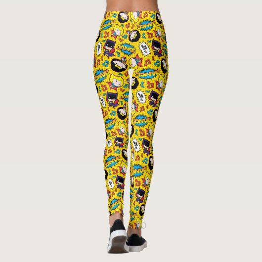Chibi Heroine Dance Pattern Leggings (Rückseite)