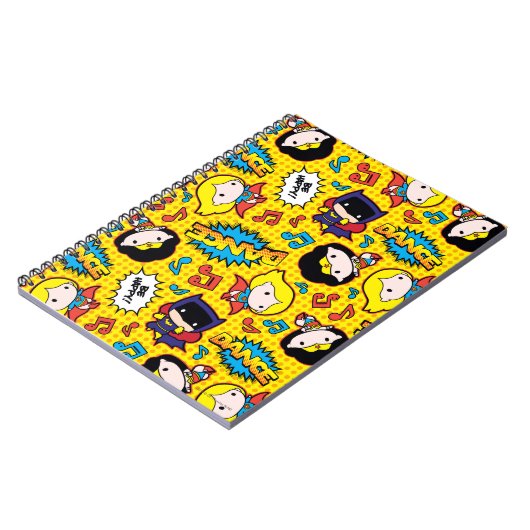 Chibi Heroine Dance Pattern Notizblock (Linke Seite)