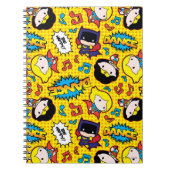 Chibi Heroine Dance Pattern Notizblock (Vorderseite)