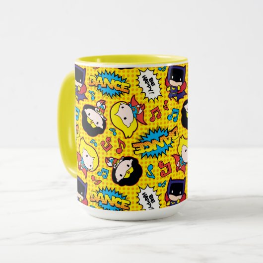 Chibi Heroine Dance Pattern Tasse (Vorderseite Links)