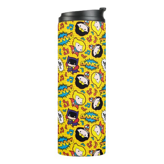 Chibi Heroine Dance Pattern Thermosbecher (Nach links gedreht)