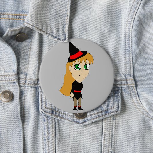 Chibi-Hexe Button (Beispiel)