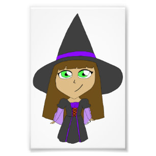 Chibi-Hexe Fotodruck