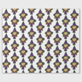 Chibi-Hexe Geschenkpapier (Flach)
