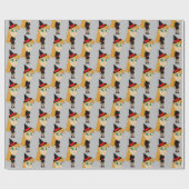 Chibi-Hexe Geschenkpapier (Flach)