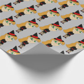 Chibi-Hexe Geschenkpapier (Ecke)