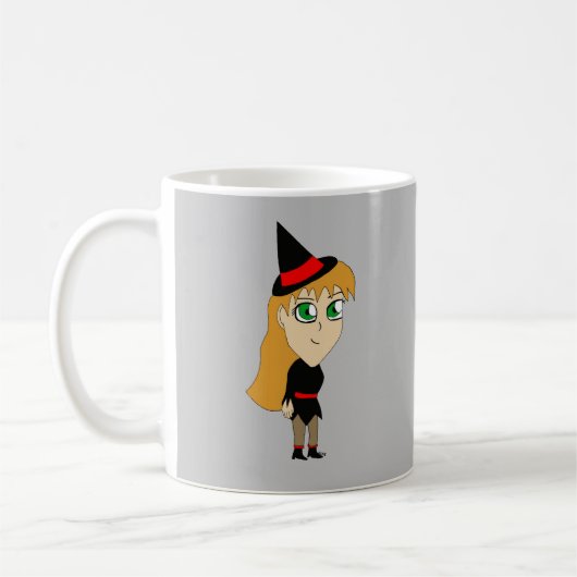 Chibi-Hexe Kaffeetasse (Links)