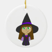 Chibi-Hexe Keramik Ornament (Hinten)