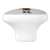 Chibi-Hexe Keramikknauf (Seitenansicht)