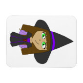 Chibi-Hexe Magnet (Horizontal)