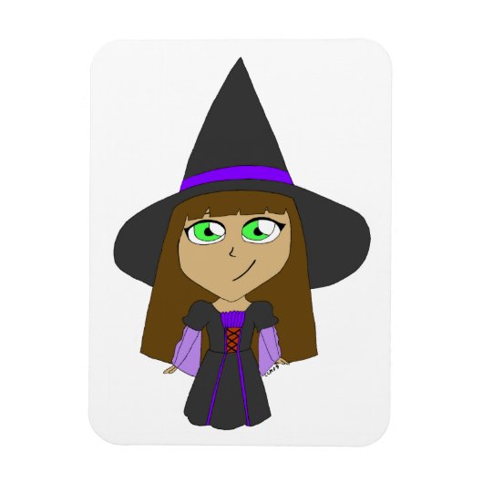 Chibi-Hexe Magnet (Vertikal)