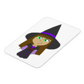 Chibi-Hexe Magnet (Linke Seite)