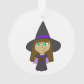 Chibi-Hexe Ornament (Rückseite)