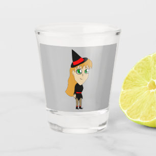 Chibi-Hexe Schnapsglas
