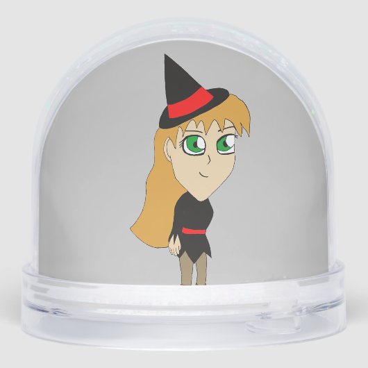 Chibi-Hexe Schneekugeln (Rückseite)