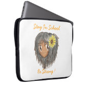 Chibi Hinata "ist starke" Laptop-Hülse Laptopschutzhülle (Vorne Rechts)