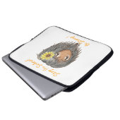 Chibi Hinata "ist starke" Laptop-Hülse Laptopschutzhülle (Vorne Knopf)
