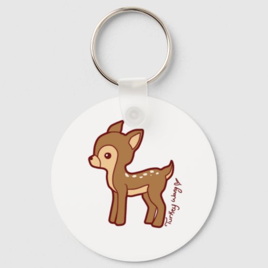 Chibi-Hirsch Schlüsselanhänger (Vorderseite)