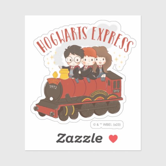 Chibi HOGWARTS EXPRESS™ Ride Aufkleber (Blatt)
