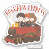 Chibi HOGWARTS EXPRESS™ Ride Aufkleber (Vorderseite)