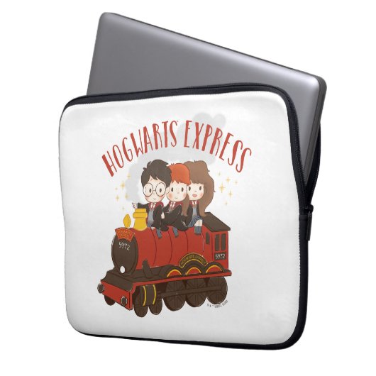 Chibi HOGWARTS EXPRESS™ Ride Laptopschutzhülle (Vorderseite Links)