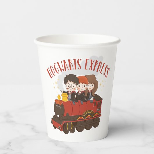 Chibi HOGWARTS EXPRESS™ Ride Pappbecher (Rückseite)