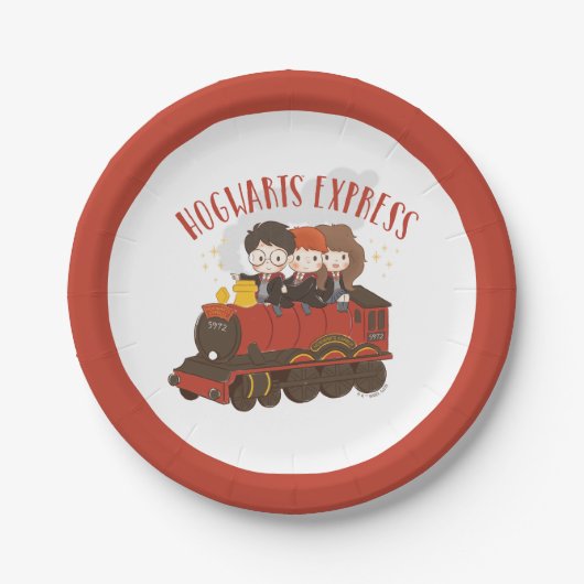 Chibi HOGWARTS EXPRESS™ Ride Pappteller (Vorderseite)
