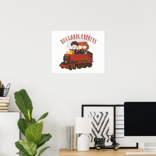 Chibi HOGWARTS EXPRESS™ Ride Poster (Heimbüro)