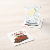 Chibi HOGWARTS EXPRESS™ Ride Rechteckiger Pappuntersetzer (Vor Ort)