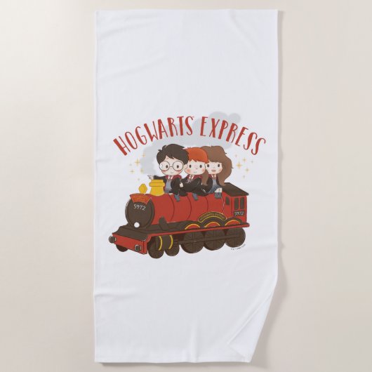 Chibi HOGWARTS EXPRESS™ Ride Strandtuch (Vorderseite)