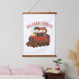 Chibi HOGWARTS EXPRESS™ Ride Wandteppich Mit Holzrahmen