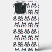Chibi Husky patern - Cartoon-Hund-Stil Case-Mate iPhone Hülle (Rückseite)