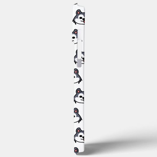 Chibi Husky patern - Cartoon-Hund-Stil Case-Mate iPhone Hülle (Rückseite / Links)