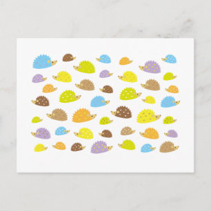 chibi Igel Postkarte