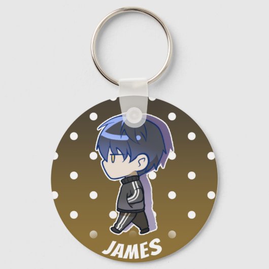Chibi-James-Schlüsselanhänger Schlüsselanhänger (Vorderseite)