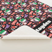 Chibi Joker and Harley Heart Pattern Sherpadecke (3/4)