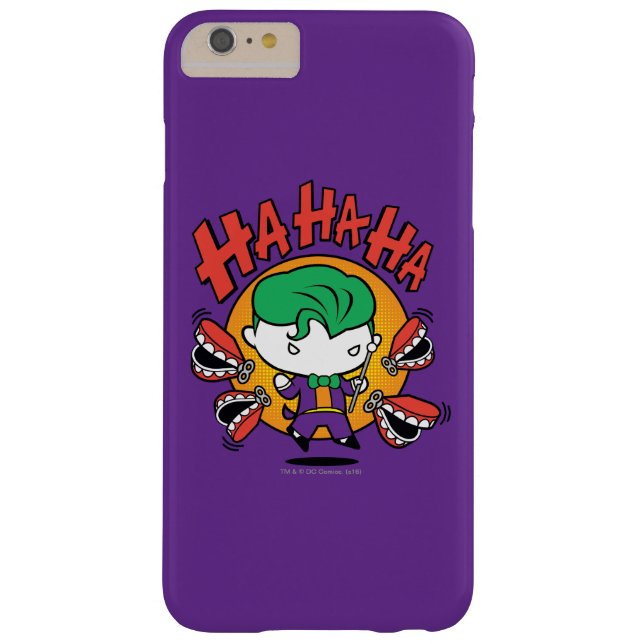 Chibi-Joker mit Spielzeugzähnen Case-Mate iPhone Hülle (Rückseite)