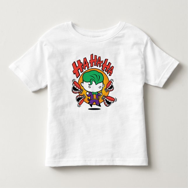 Chibi-Joker mit Spielzeugzähnen Kleinkind T-shirt (Vorderseite)
