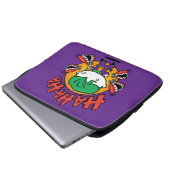 Chibi-Joker mit Spielzeugzähnen Laptopschutzhülle (Vorne Knopf)