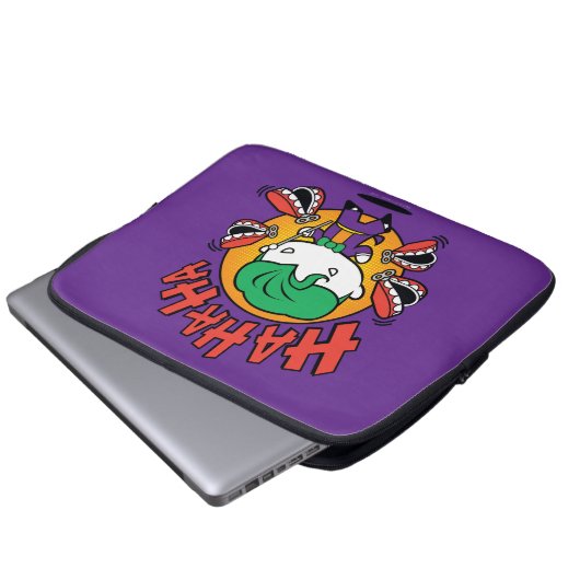 Chibi-Joker mit Spielzeugzähnen Laptopschutzhülle (Vorne Knopf)